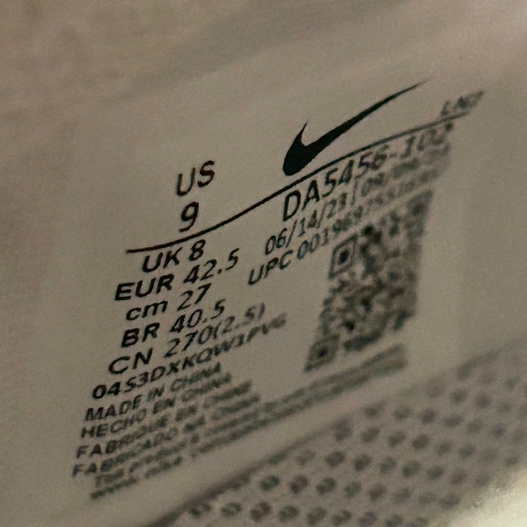 Nike Vapor Edge Pro 360 2 “White Silver” Men’s Size 8-13 Football Cleats - Picture 9 of 14